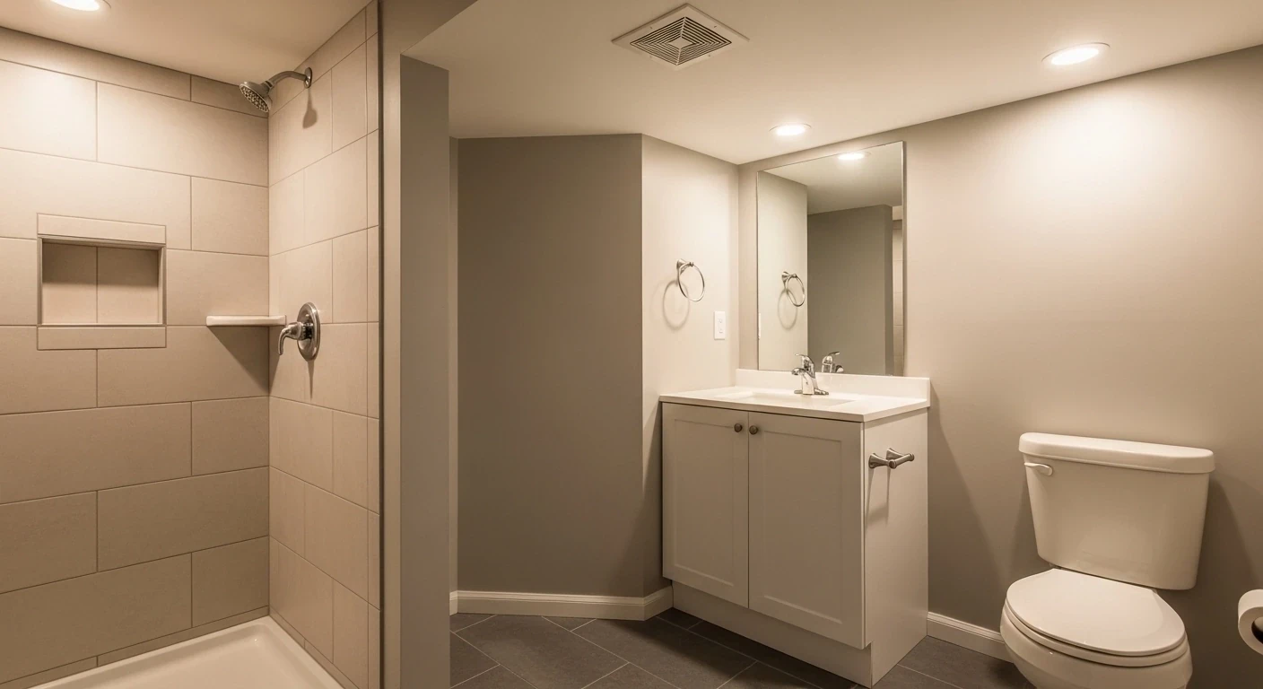 Basement Bathroom Addition - SE Calgary