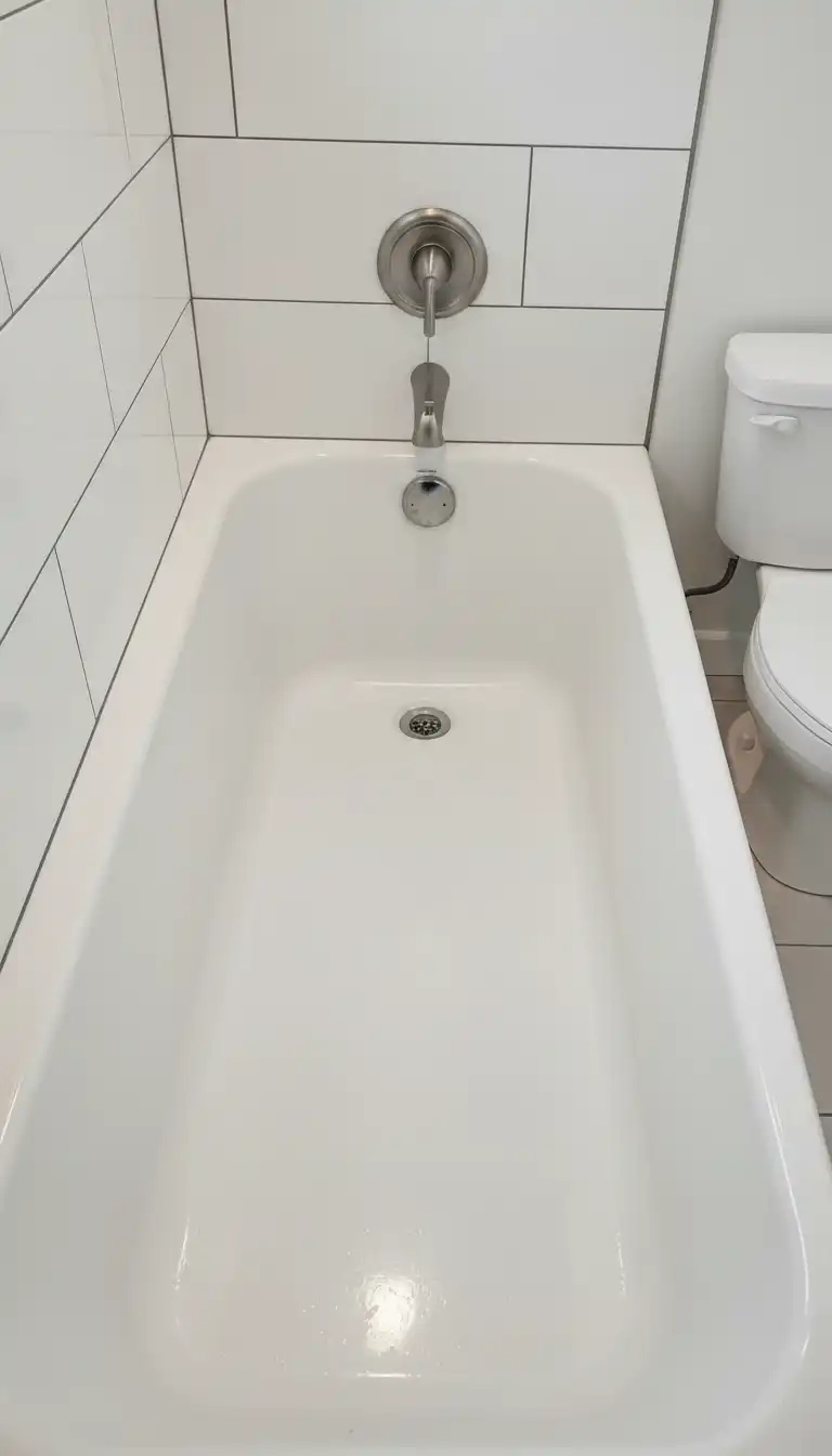 White tub in renovated Dalhousie bathroom